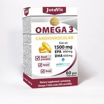 JUTAVIT CARDIOVASC OMEGA-3 ÉTRENDKIEGÉSZÍTŐ  KAPSZULA 60X
