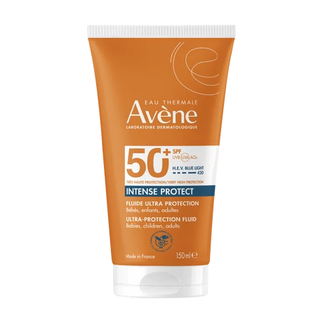 AVÉNE INTENSE PROTECT Napvédő Fluid Arcra és Testre SPF50+ 150 ml