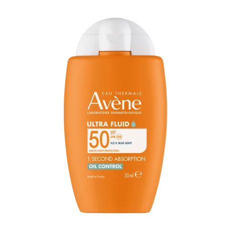 AVÉNE ULTRA FLUID Oil Control Fényvédő SPF50 50 ml