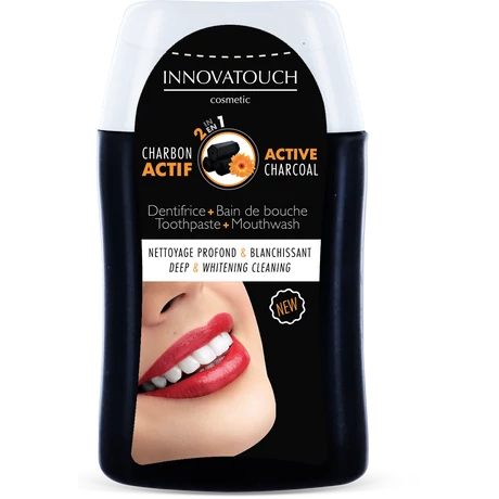 Innovatouch 2 az 1-ben fogkrém aktív szénnel 100 ml