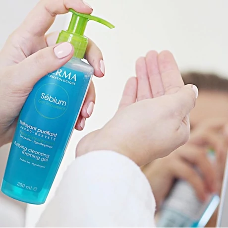 BIODERMA SEBIUM MOUSSANT HABZÓ GÉL (ZSÍROS BŐRRE) 200ML