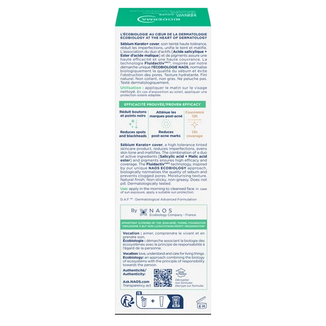 Bioderma Sébium Kerato+ Cover színezett krém 30ml