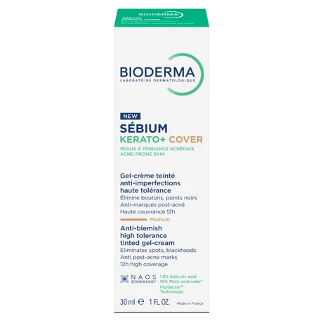 Bioderma Sébium Kerato+ Cover színezett krém 30ml