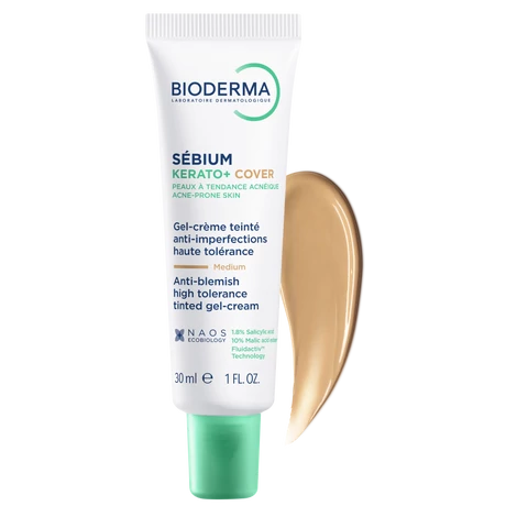 Bioderma Sébium Kerato+ Cover színezett krém 30ml
