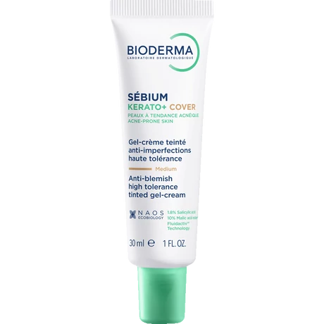 Bioderma Sébium Kerato+ Cover színezett krém 30ml