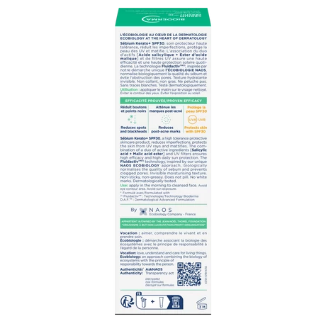 Bioderma Sébium Kerato+ gél-krém SPF30 30ml