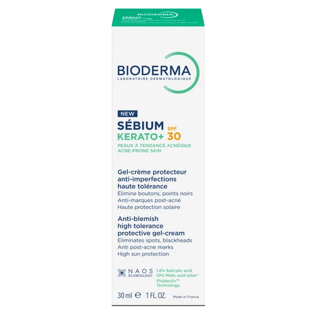 Bioderma Sébium Kerato+ gél-krém SPF30 30ml