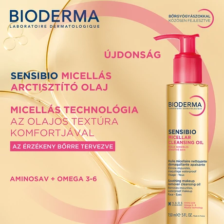 BIODERMA SENSIBIO MICELLÁS OLAJOS TISZTÍTÓ 150 ML