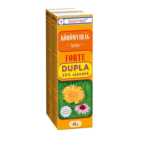 BIOMED KÖRÖMVIRÁG FORTE KRÉM DUPLA 2X60G