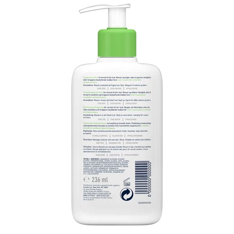 CERAVE HIDRATÁLÓ TISZTÍTÓ 236ML