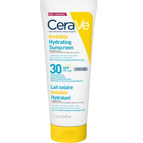 CERAVE HIDRATÁLÓ FÉNYVÉDŐ SPF30 ARCRA ÉS TESTRE 75 ML