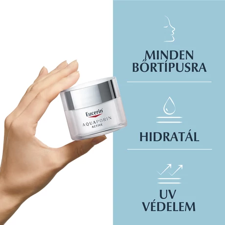 Eucerin AQUAPORIN ACTIVE HIDRATÁLÓ ARCKRÉM NORMÁL BŐRRE SPF25 50 ML