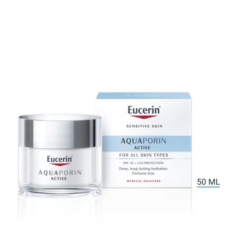 Eucerin AQUAPORIN ACTIVE HIDRATÁLÓ ARCKRÉM NORMÁL BŐRRE SPF25 50 ML