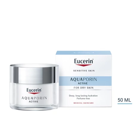 EUCERIN AQUAPORIN ARCKRÉM SZÁRAZ ÉS ÉRZÉKENY BŐRRE 50ML