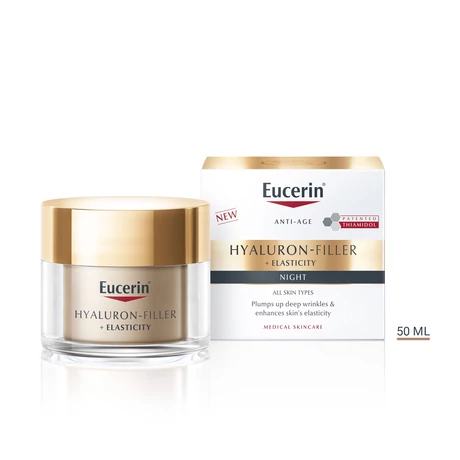 EUCERIN HYALURON-FILLER+ELASTICITY ÉJSZAKAI KRÉM 50ML