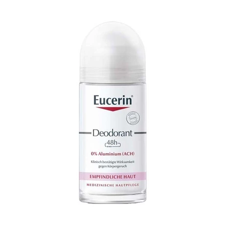 EUCERIN DEO GOLYÓS  ALUMINIUM MENTES 48H ÉRZÉKENY BŐRRE 50ML