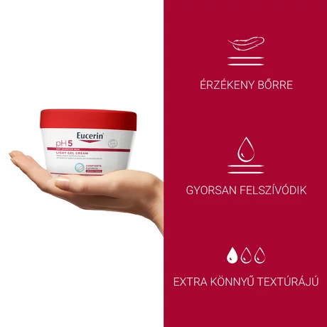 EUCERIN PH5 INTENZÍV ULTRA KÖNNYŰ GÉLKRÉM 350 ML