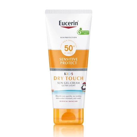 Eucerin Sun Kids Sensitive Protect Dry Touch gyermek napozó gél-krém SPF50+ 200ML