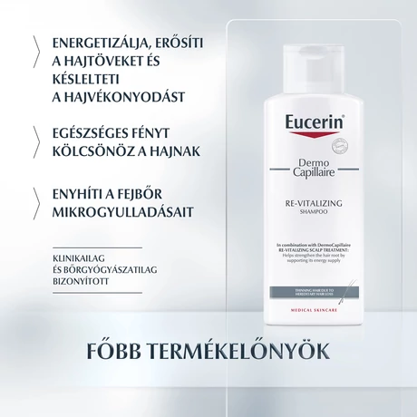 EUCERIN DERMOCAPILLAIRE SAMPON HAJHULLÁSRA 250ML