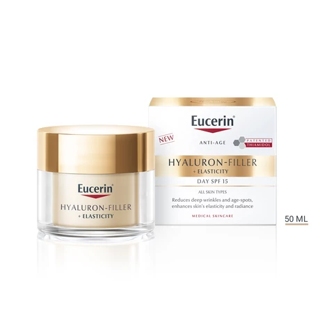 EUCERIN HYALURON-FILLER+ELASTICITY ARCKRÉM SPF15 NAPPALI 50ML