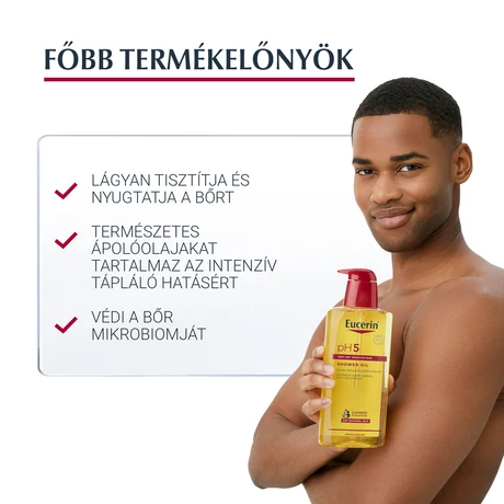 EUCERIN PH5 OLAJTUSFÜRDŐ 400ML