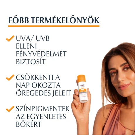 EUCERIN SUN PHOTOAGING CONTROL SZÍNEZETT NAPOZÓ KRÉM FF50+ LIGHT 50ML