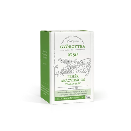 Fehér akácvirágos teakeverék (Reflux tea) 50g