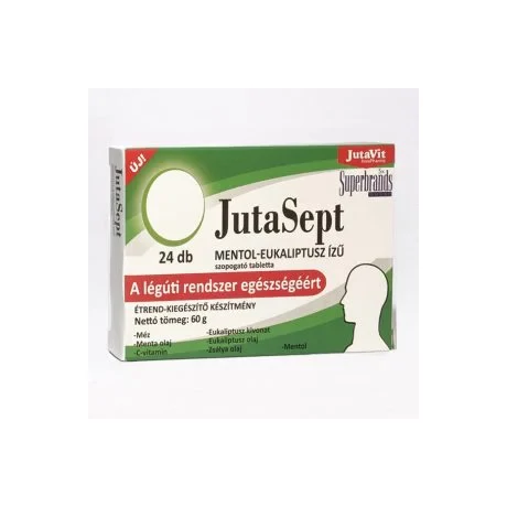 JUTAVIT JUTASEPT SZOPOGATO TABL.MENTOL 24X