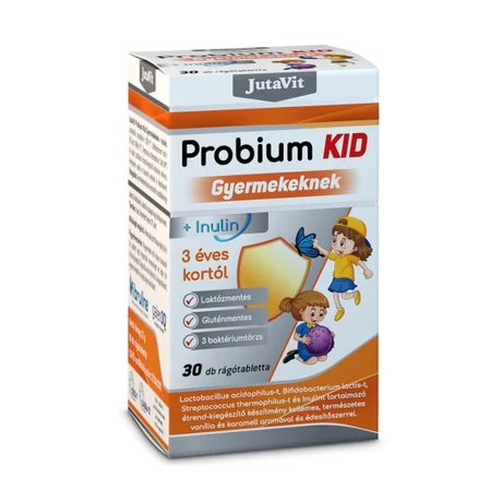 JUTAVIT PROBIUM KID+INULIN RAGOTABLETTA 30X