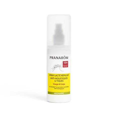 PRANAROM AROMAPIC SZÚNYOG- ÉS KULLANCSRIASZTÓ TESTPERMET 100 ML