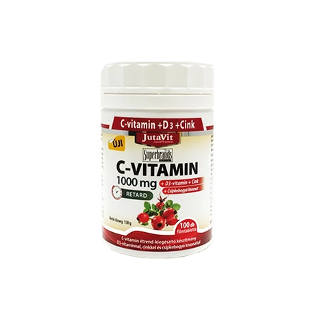 JUTAVIT C 1000MG CSIPKEB.+D3-ZINK RET.TABL. 100X