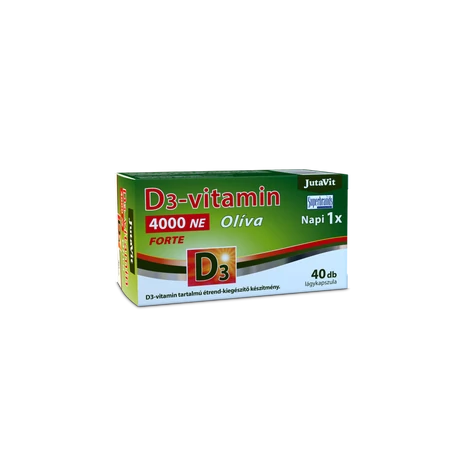 JUTAVIT D3-VIT.4000NE FORTE OLIVA KAPSZ.  40X