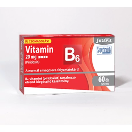 JUTAVIT VITAMIN B6 20MG (PIRIDOXIN) TABL. 60X