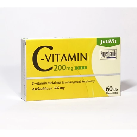 JUTAVIT C VITAMIN 200MG TABLETTA 60X