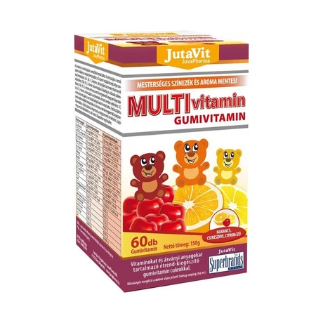 JUTAVIT MULTIVITAMIN GUMIVIT.NAR.CSER.CITR. 60X