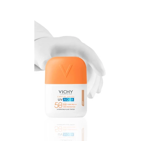 VICHY CAPITSOL SPF50+ UV AQUA HIDRATÁLÓ  SZÍNEZETT LIGHT FLUID  50ML 