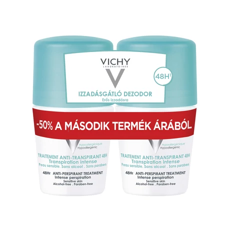 VICHY DEO 48H IZZADSÁGSZABÁLYZÓ DEO GOLYOS DUOPACK ZÖLD 2X50ML