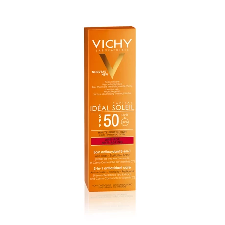 VICHY IDEAL SOL SPF50 ANTI-AGE NAPVÉDŐ KRÉM 50ML