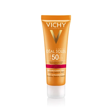 VICHY IDEAL SOL SPF50 ANTI-AGE NAPVÉDŐ KRÉM 50ML