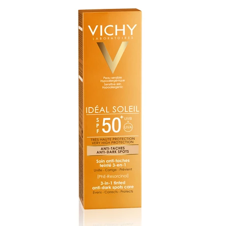 VICHY IDEAL SOL SPF50 NAPVÉDŐ KRÉM PIGMENTFOLTOKRA 50ML