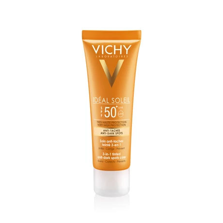 VICHY IDEAL SOL SPF50 NAPVÉDŐ KRÉM PIGMENTFOLTOKRA 50ML