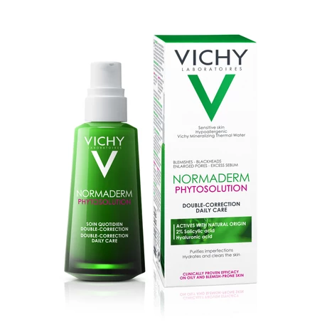 VICHY NORMADERM PHYTOSOLUTION KETTŐS HATÁSÚ ARCÁPOLÓ 50ML