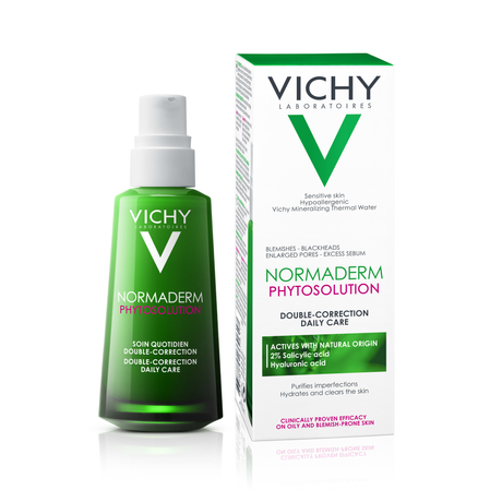 VICHY NORMADERM PHYTOSOLUTION KETTŐS HATÁSÚ ARCÁPOLÓ 50ML