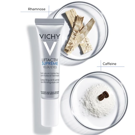 VICHY LIFTACTIV SUPREME RÁNCTALANÍTÓ-SZEMFESZESÍTŐ ARCKRÉM  15ML
