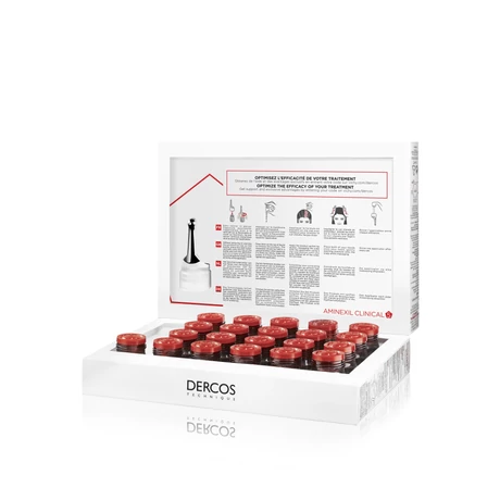 VICHY DERCOS HAJHULLÁS  ELLENI AMPULLA FÉRFI 21X6ML