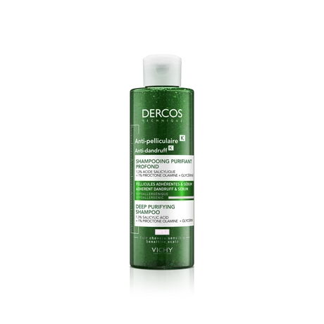 VICHY DERCOS ANTI-PELLICULLAIRE ZSÍROS HAJRA 250ML
