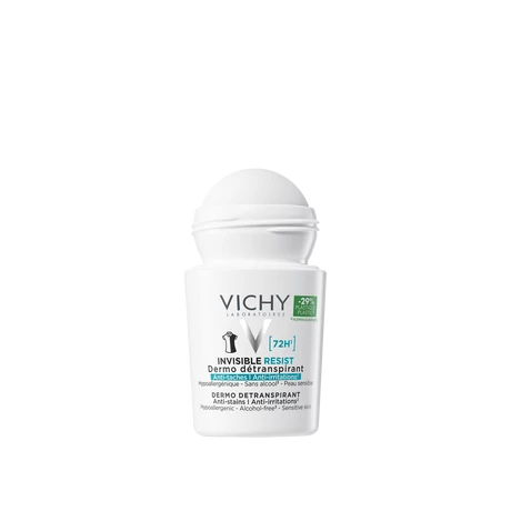 VICHY DEO 72H INVISIBLE RESIST NOI 2X50ML