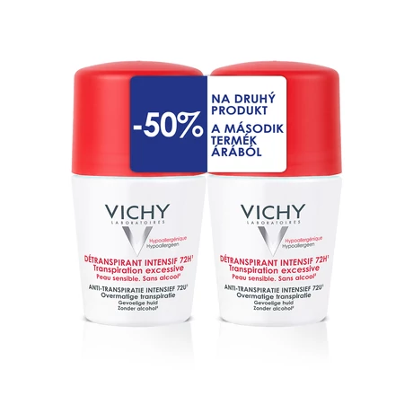 VICHY DEO STRESS RESIST 72H GOLYÓS DUOPACK 2X50ML