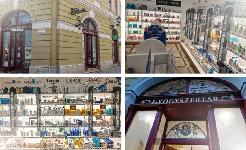 Térkép, amely az fizikai üzletet és környékét mutatja.