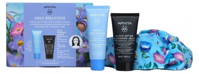 APIVITA AQUA BEELICIOUS HIDRATÁLÓ CSOMAG LIGHT 40+50ML